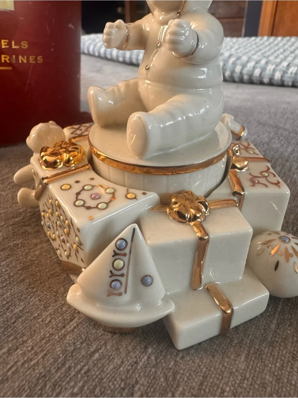 Lenox CHINA JEWELS™ MUSICAL FIGURINE BABY BLOCKS 